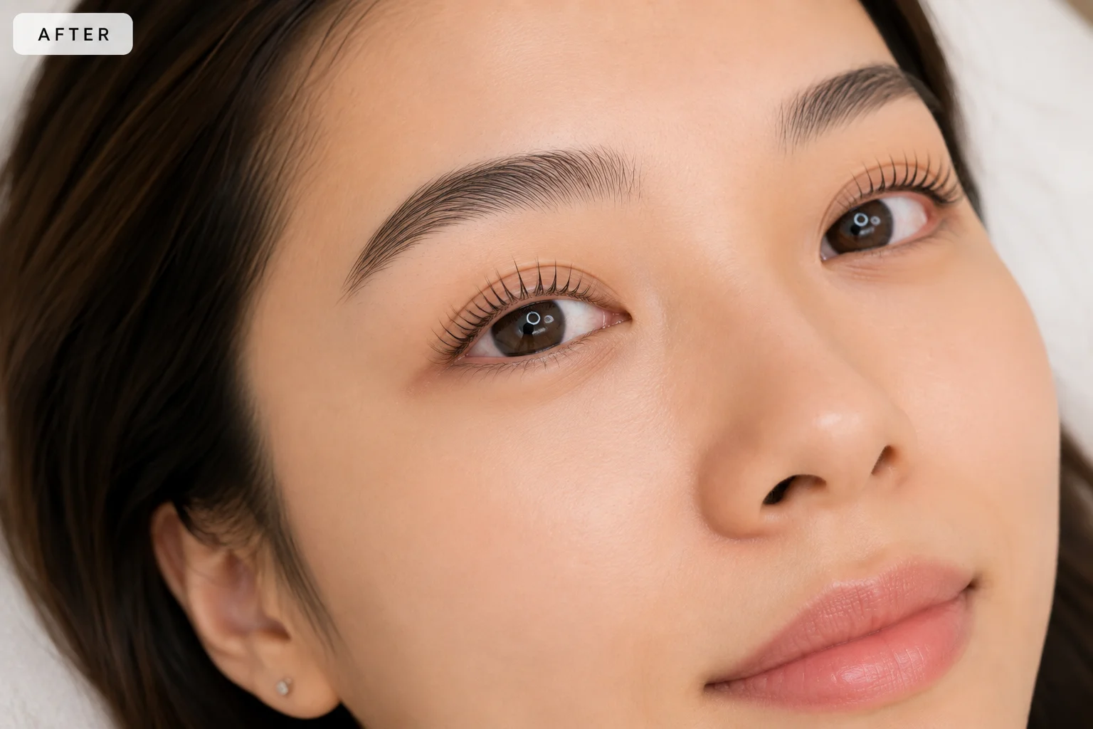 Korean lash lift treatment at Brow Vibe Richmond, Melbourne